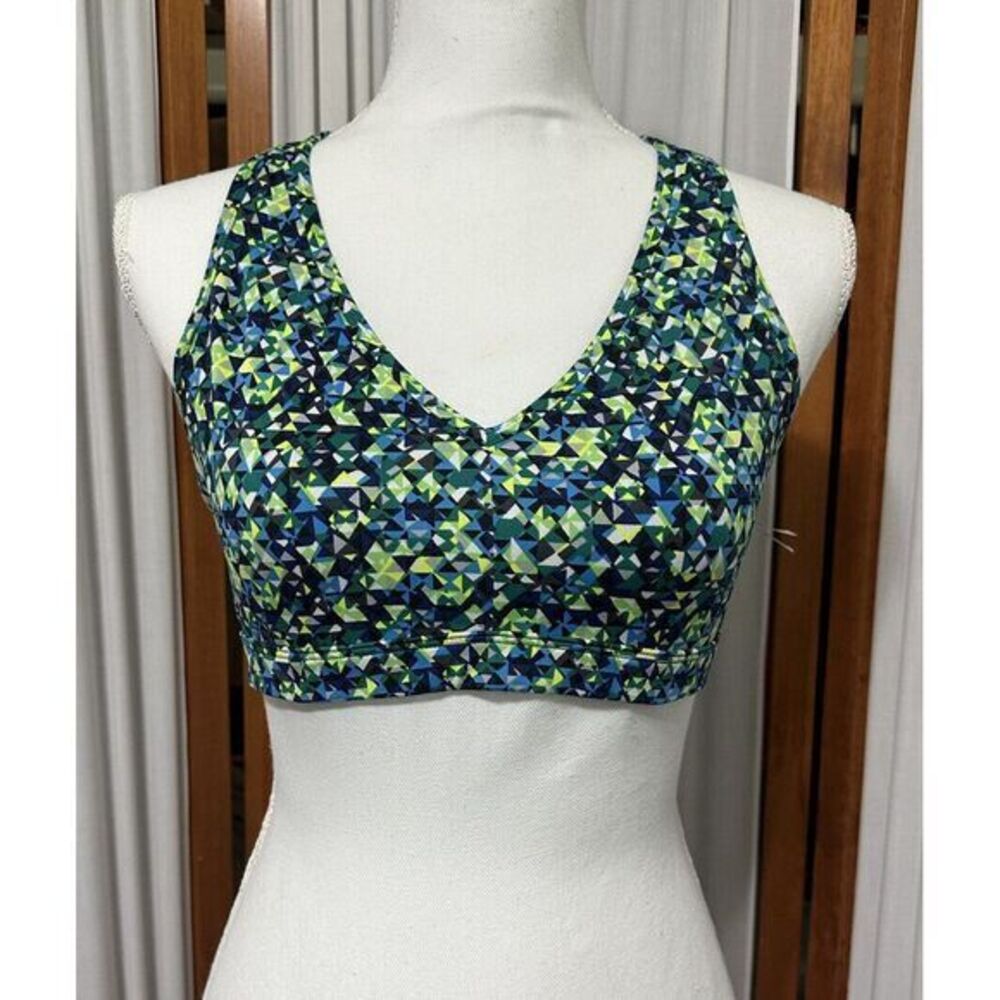 Victoria's Secret Sport Womens Large Blue Green The Player Racerback Bra